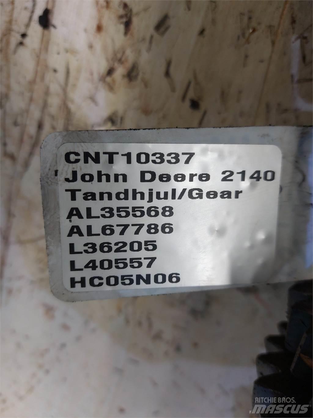 John Deere 2140 Transmisión