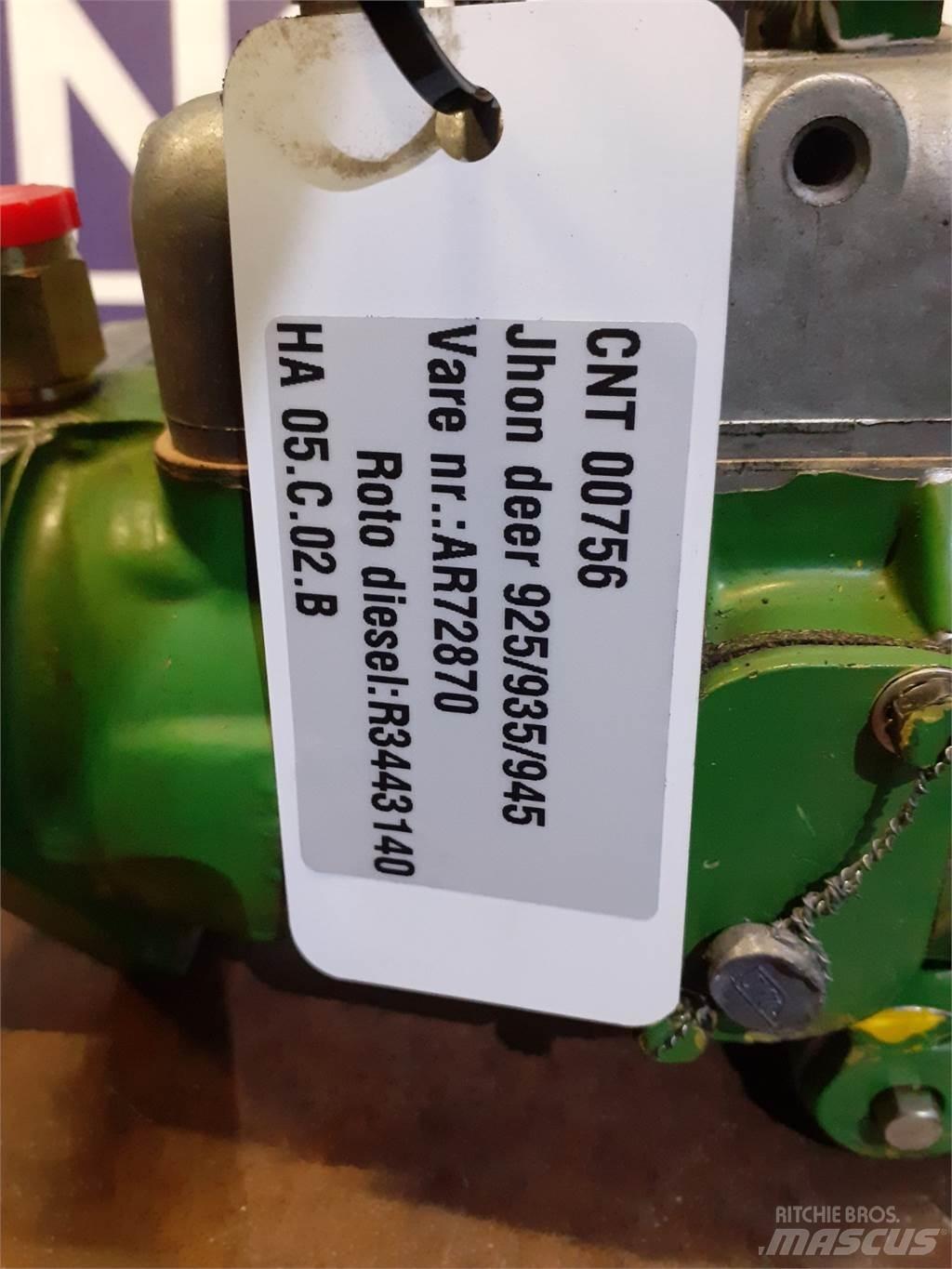 John Deere 935 Motores