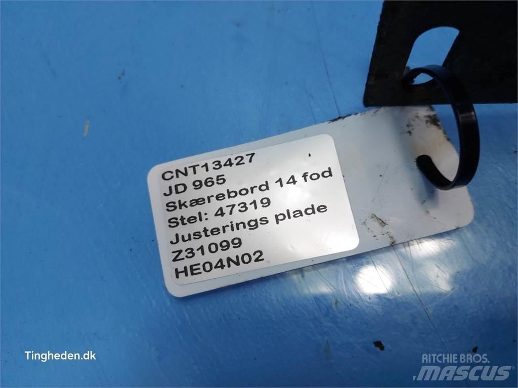 John Deere 965 Accesorios para cosechadoras combinadas
