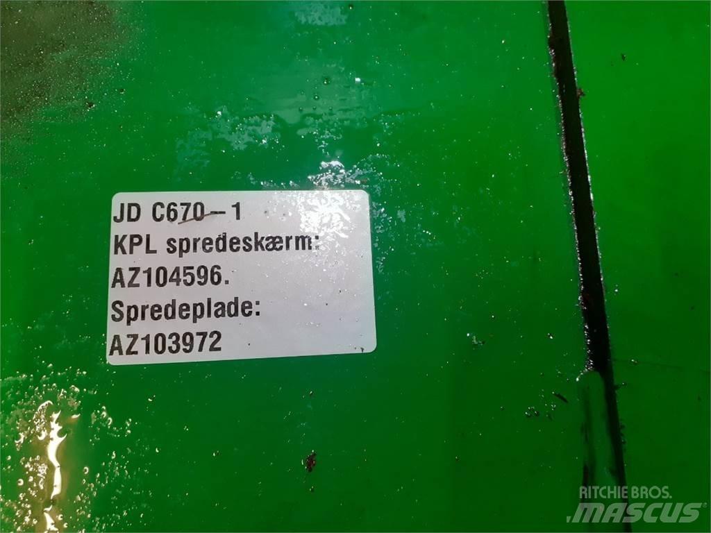 John Deere C670 Accesorios para cosechadoras combinadas