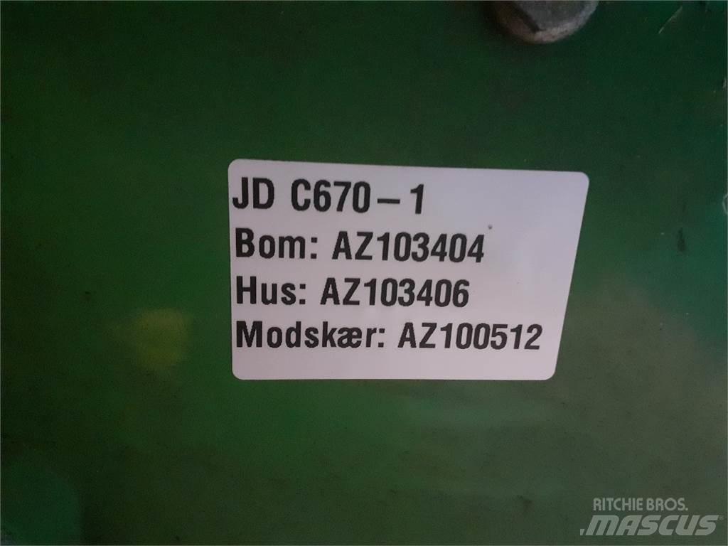 John Deere C670 Accesorios para cosechadoras combinadas