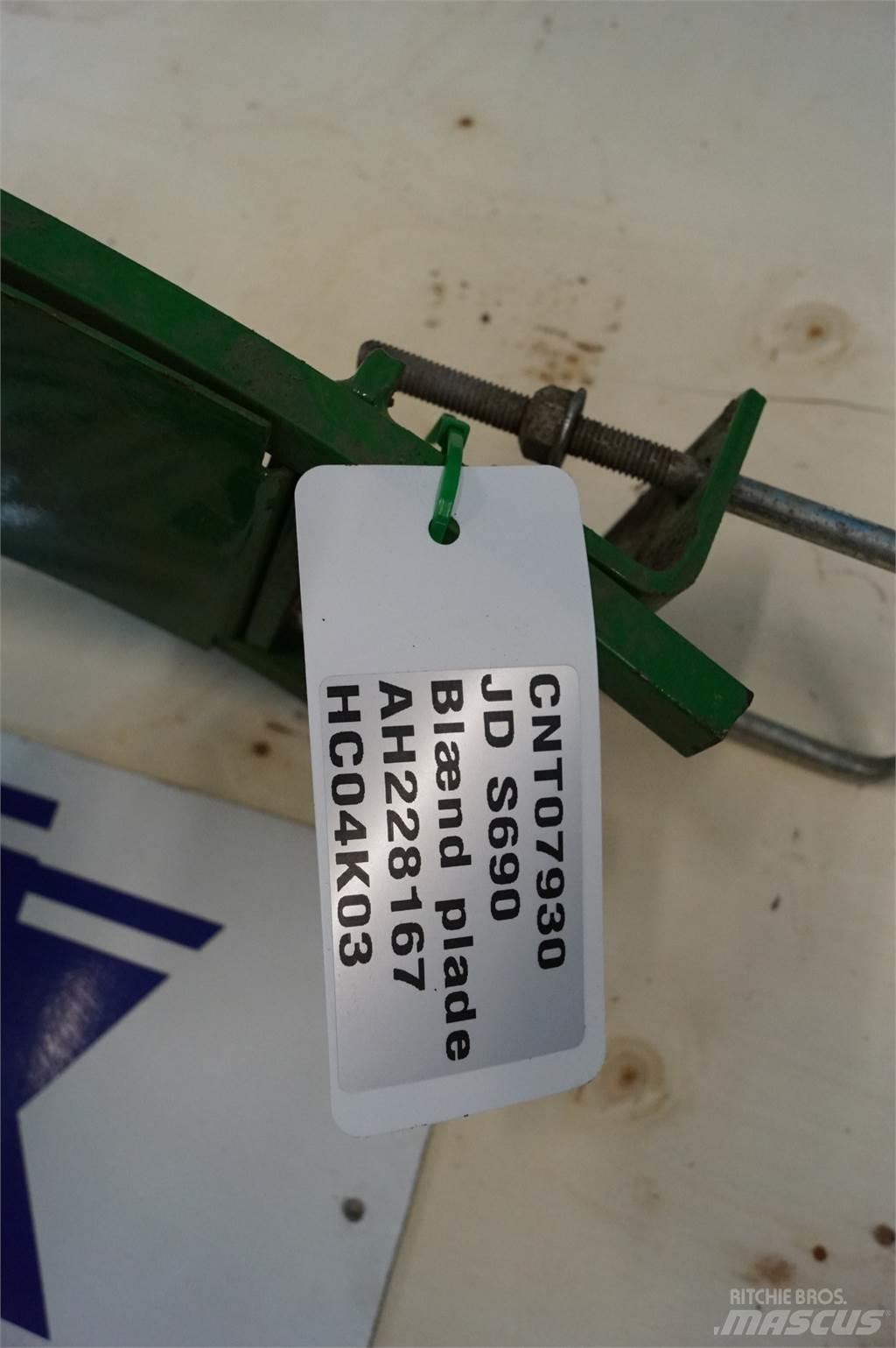 John Deere S690 Accesorios para cosechadoras combinadas