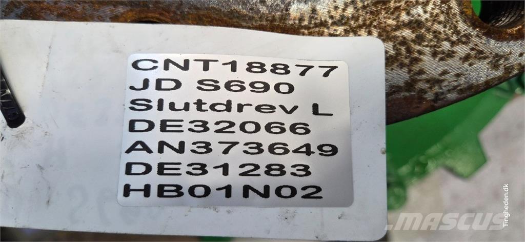 John Deere S690 Accesorios para cosechadoras combinadas