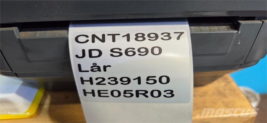 John Deere S690 Accesorios para cosechadoras combinadas