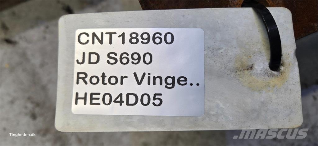 John Deere S690 Accesorios para cosechadoras combinadas