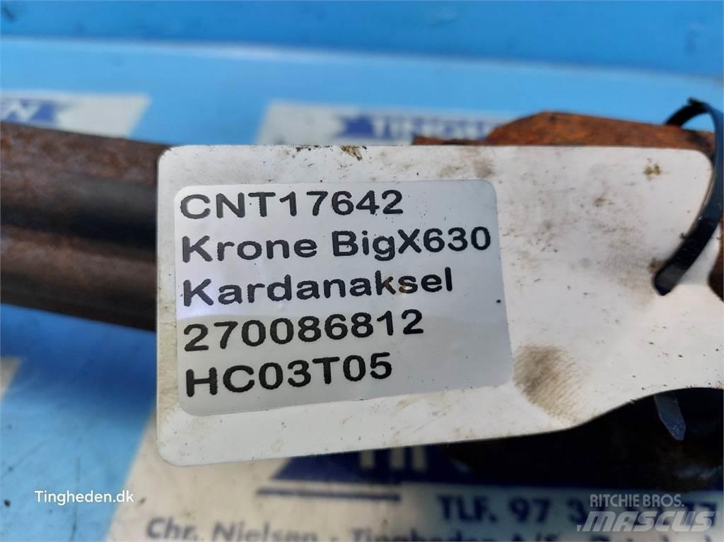 Krone Big X 630 Accesorios para maquinaria de heno y forraje