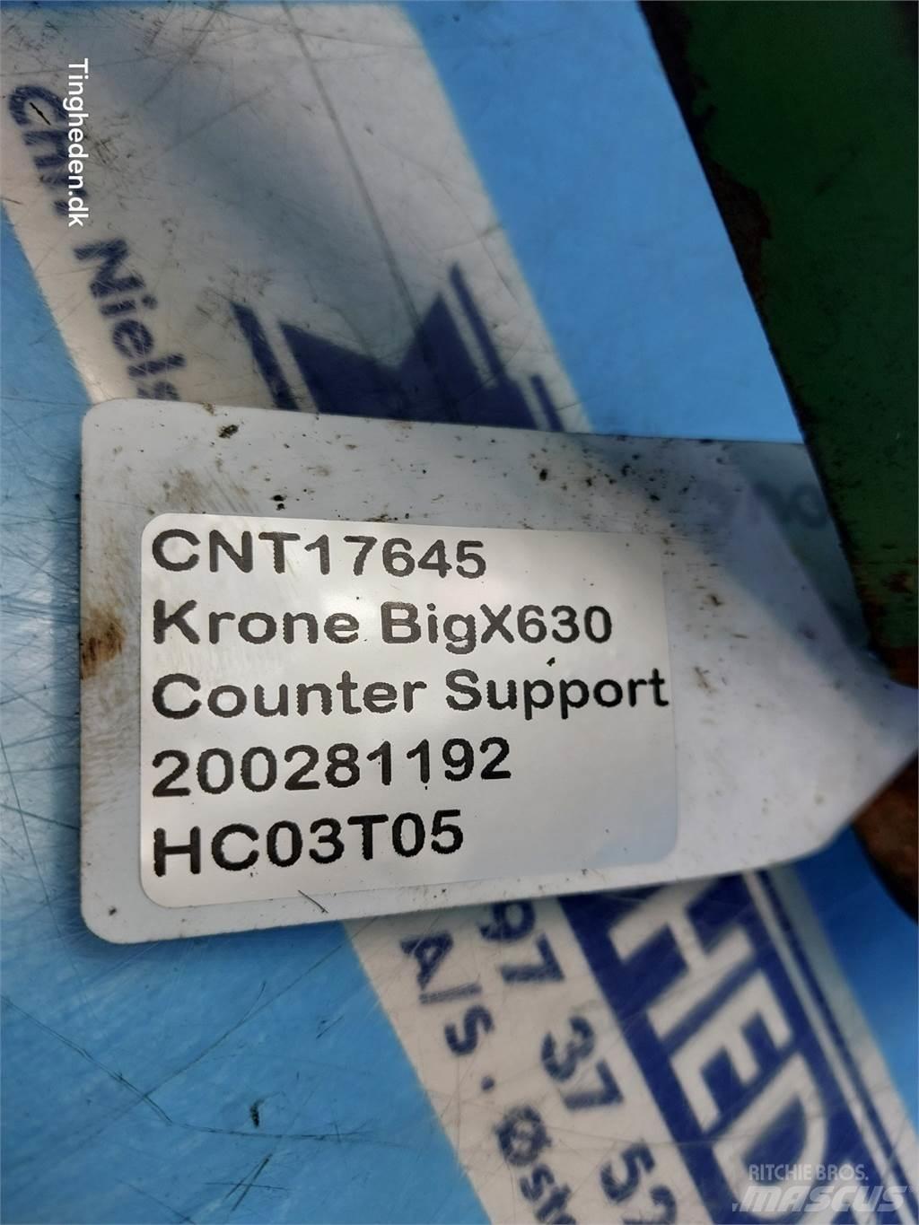 Krone Big X 630 Accesorios para maquinaria de heno y forraje