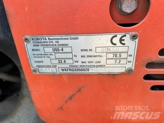 Kubota U55-4 Excavadoras de cadenas