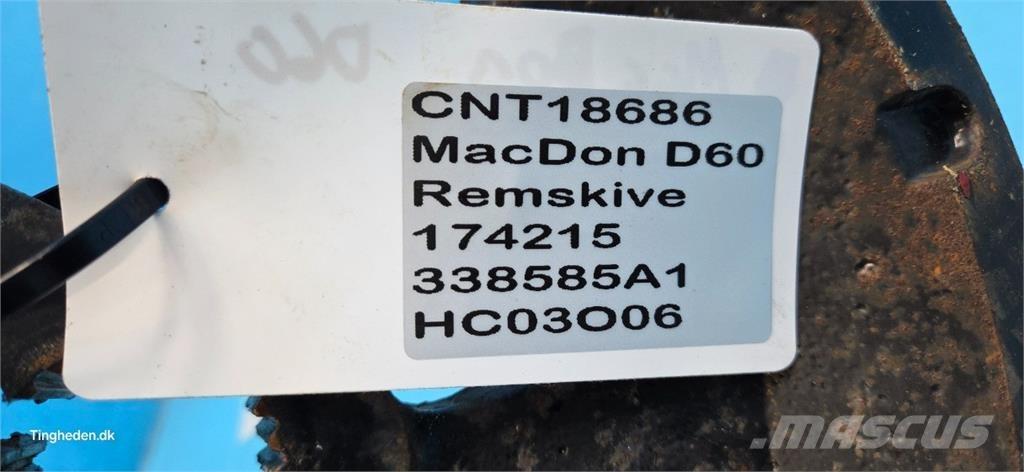 MacDon D60 Accesorios para cosechadoras combinadas