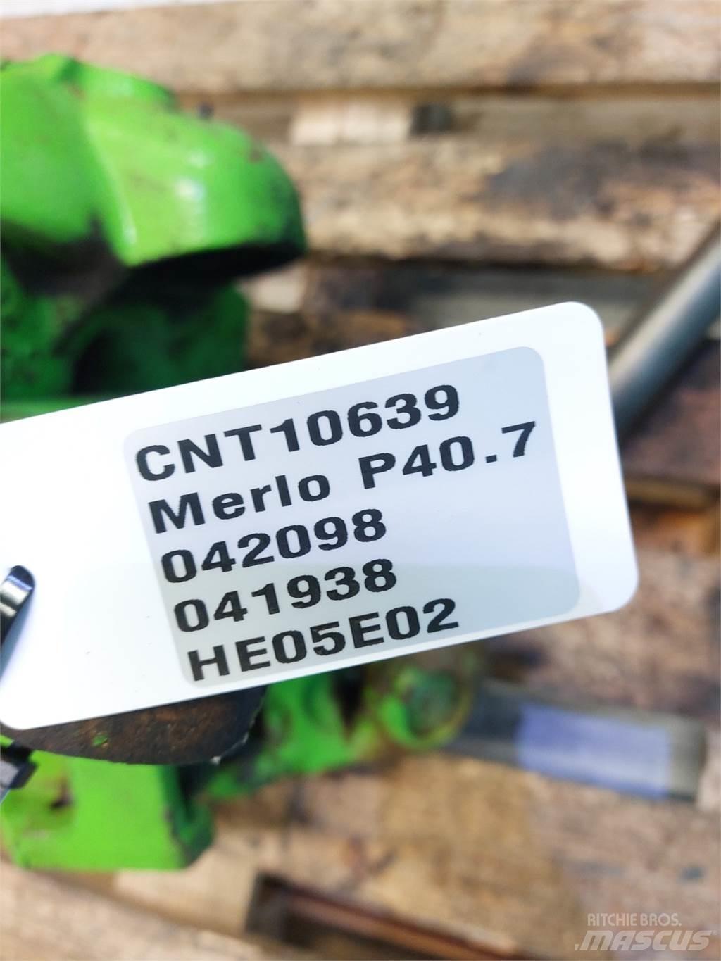 Merlo P40.7 Ejes