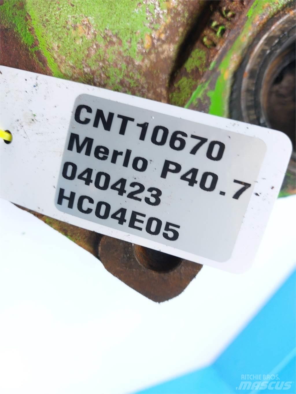 Merlo P41.7 Ejes