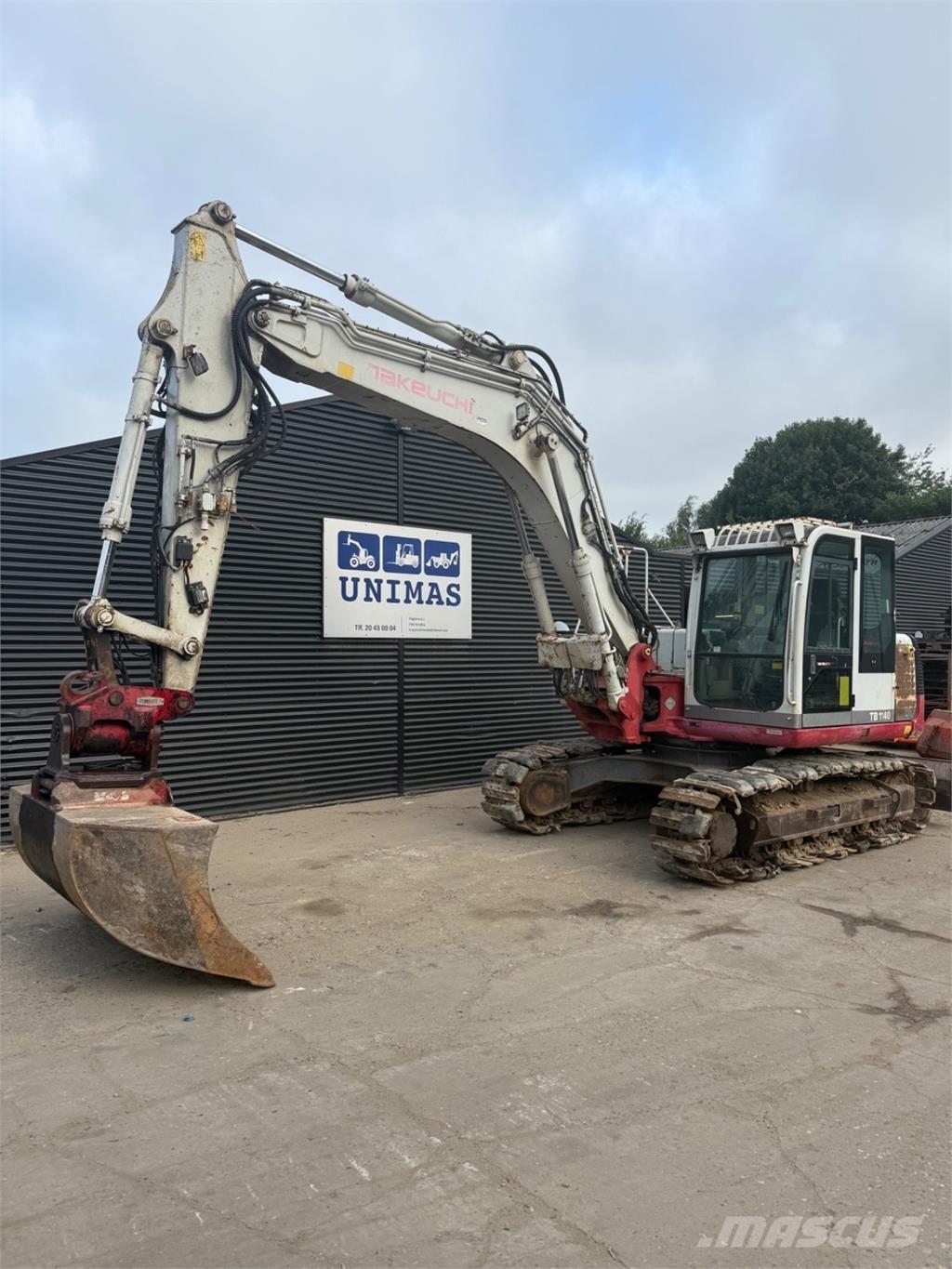 Takeuchi TB1140 Excavadoras de cadenas