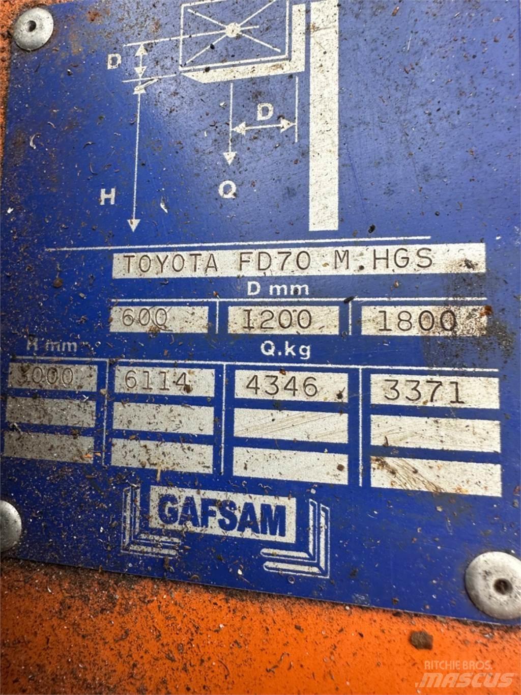 Toyota FD70 Carretillas diesel