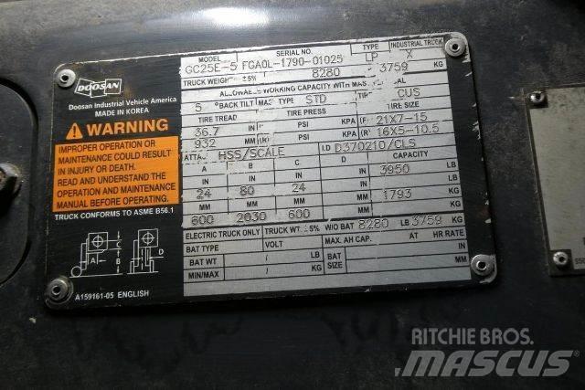 Doosan GC25E-5 Otras carretillas elevadoras