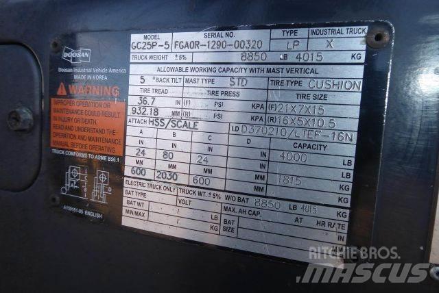 Doosan GC25P-5 Otras carretillas elevadoras
