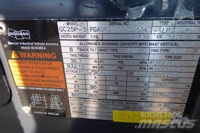 Doosan GC25P-5 Otras carretillas elevadoras