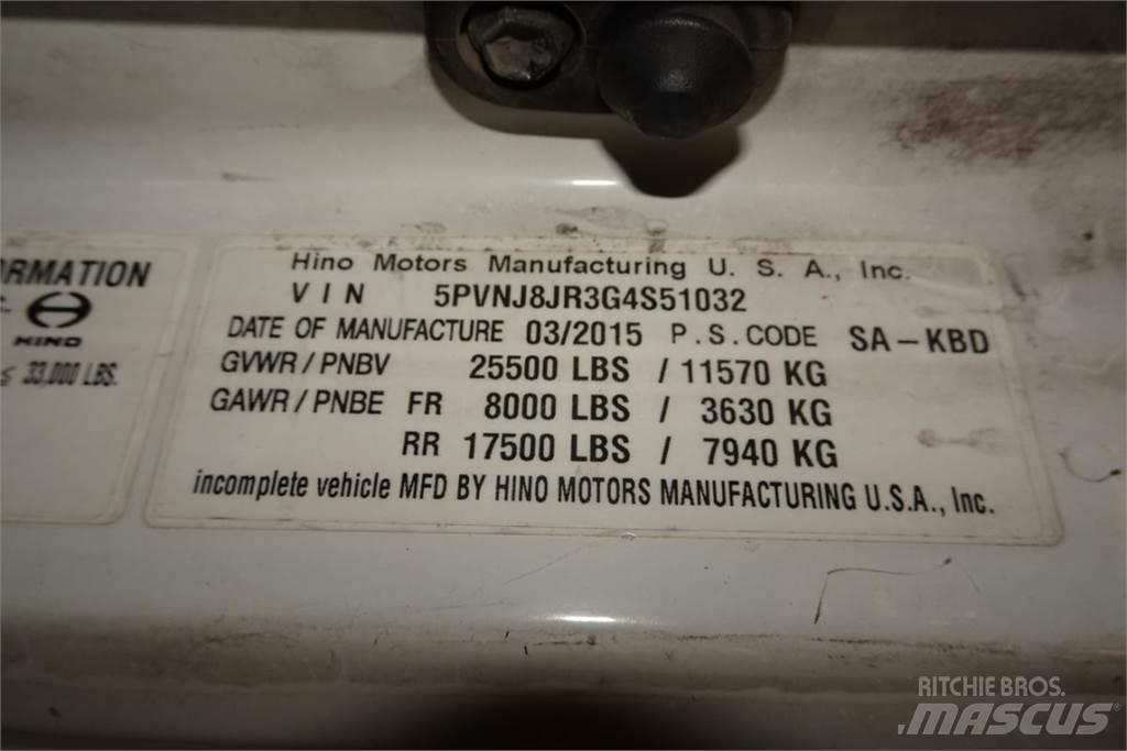 Hino 258 Camiones caja cerrada