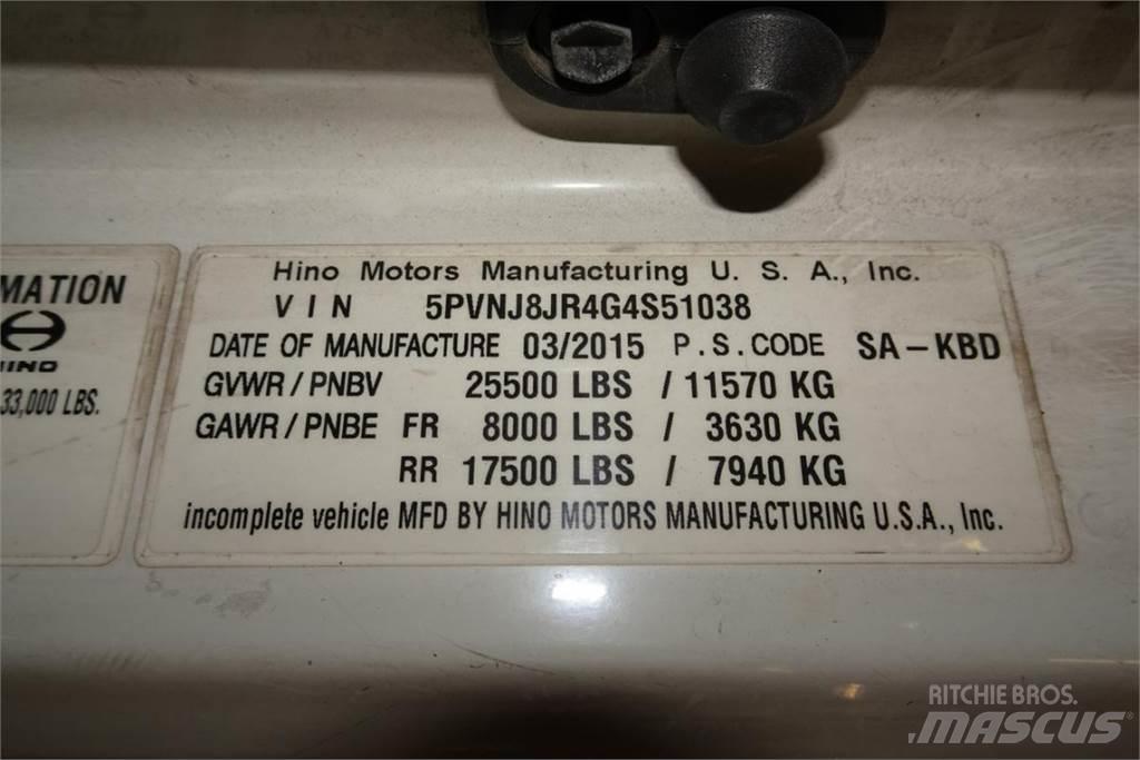 Hino 258 Camiones caja cerrada