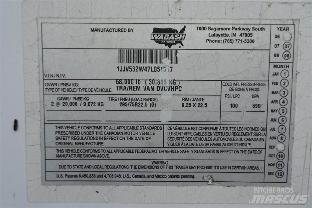 Wabash DVCVHPC Carrocería de caja