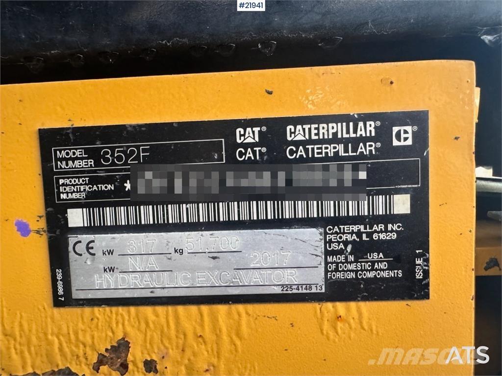 CAT 352F Excavadoras de cadenas