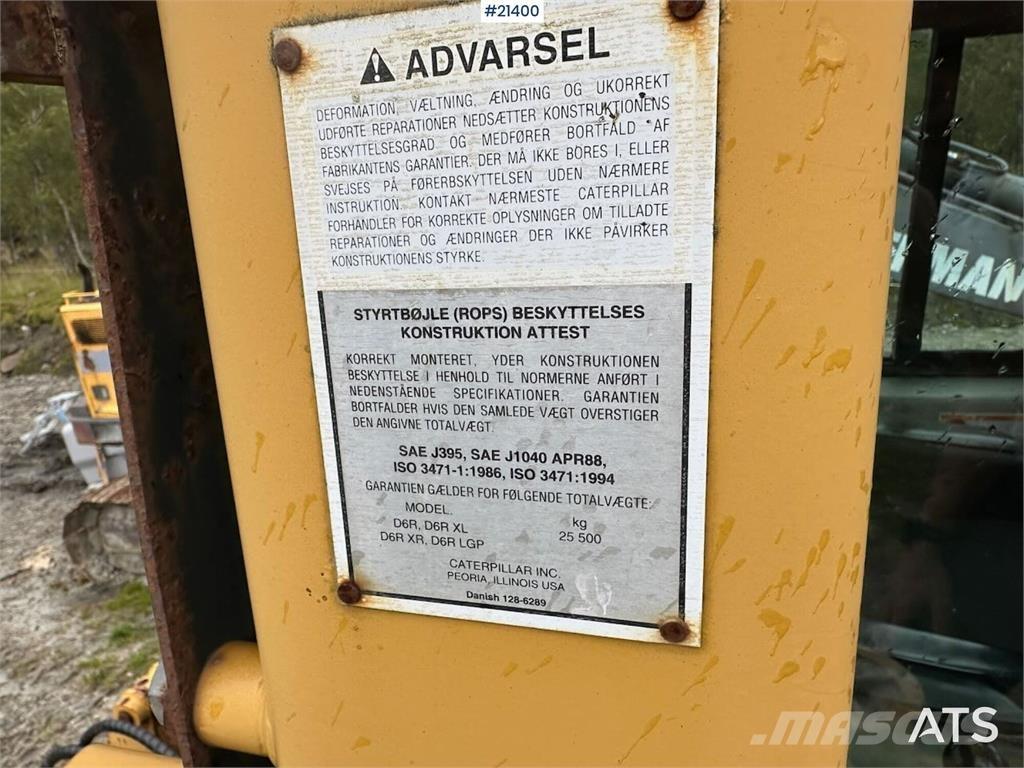 CAT D6R LGP Buldozer sobre oruga