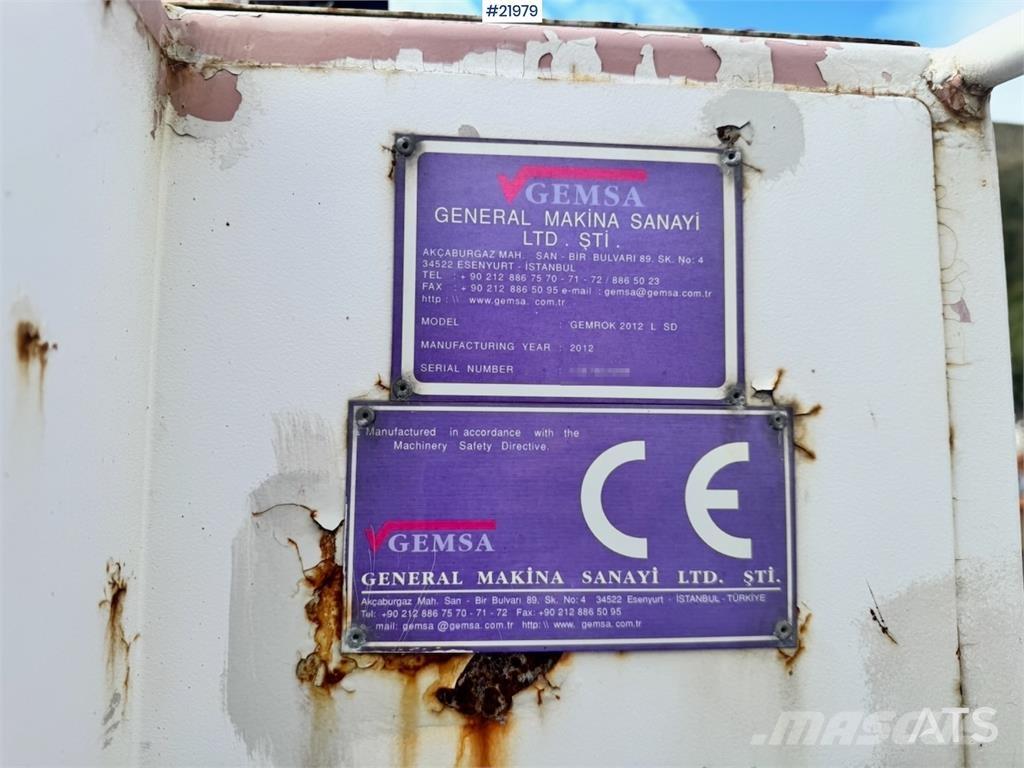 Gemsa Brønnborerigg Perforadoras de superficie