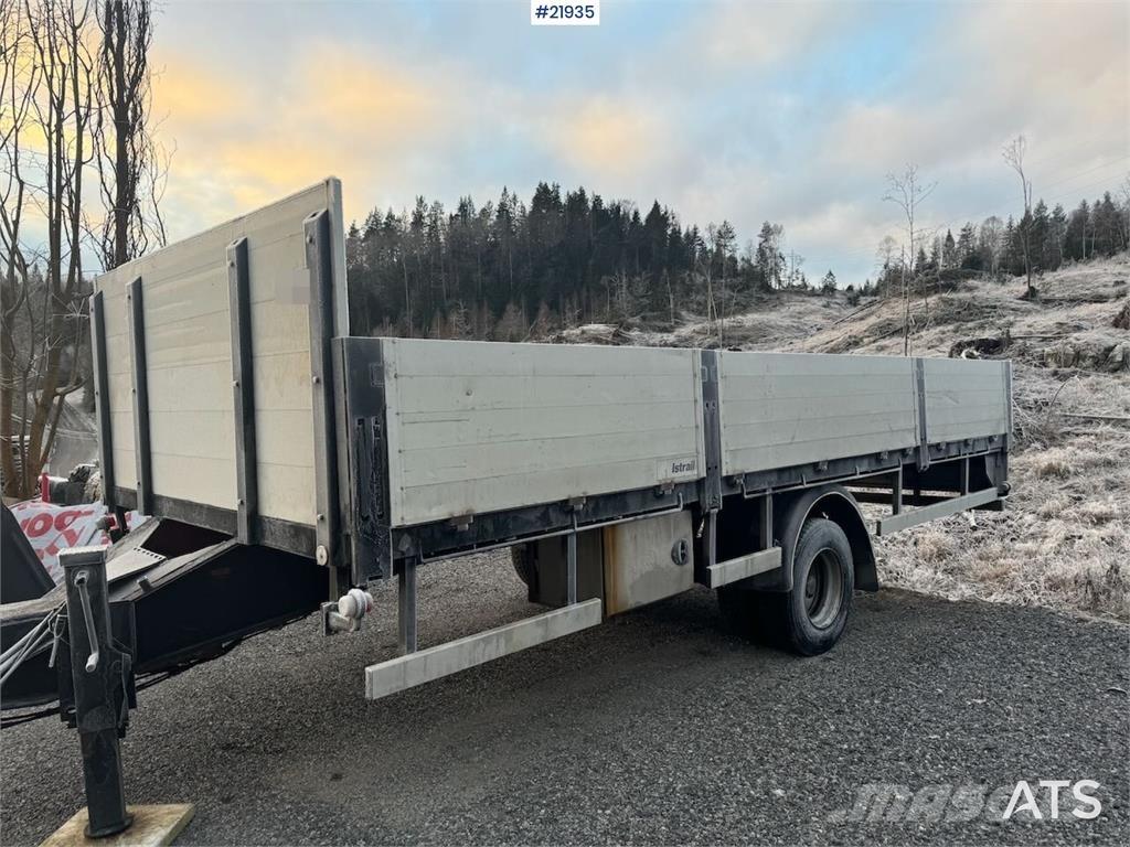 Maur 1-Axle Trailer Plataforma plana/laterales abatibles
