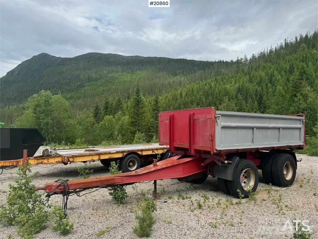Maur Bogie Trailer Plataforma plana/laterales abatibles