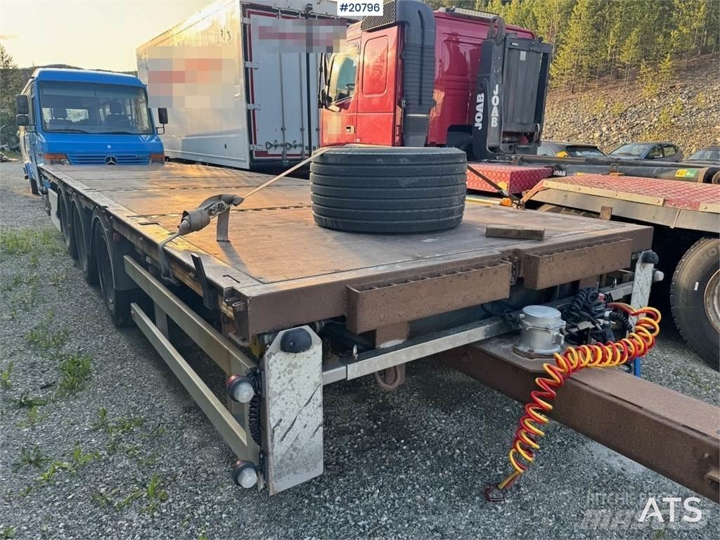 Närko Trailer. Plataforma plana/laterales abatibles