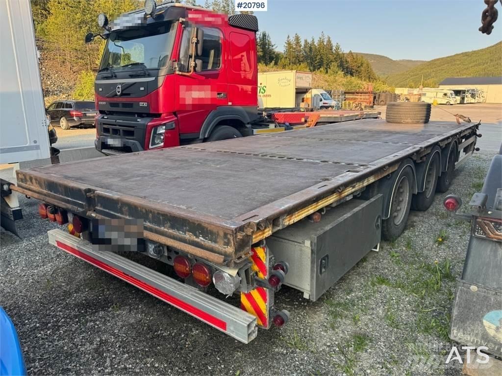 Närko Trailer. Plataforma plana/laterales abatibles