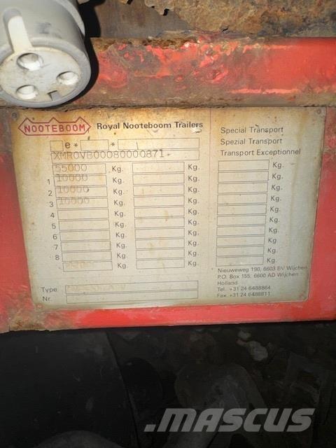  Noteboom 2008 Semirremolques de plataformas planas/laterales abatibles