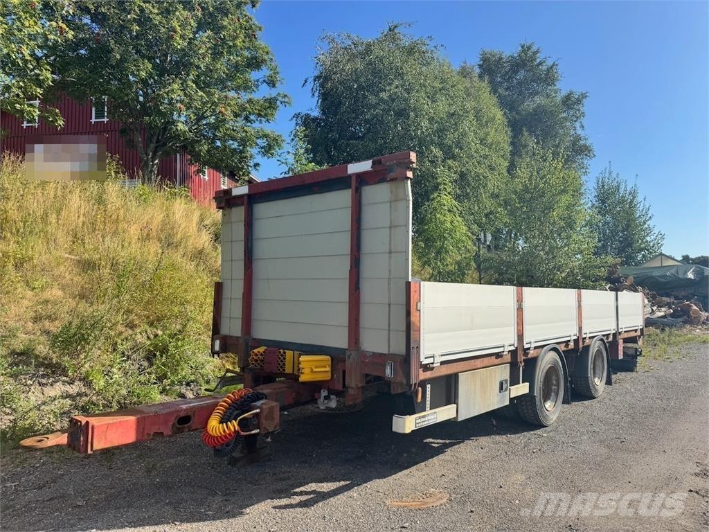Renders trailer. Plataforma plana/laterales abatibles