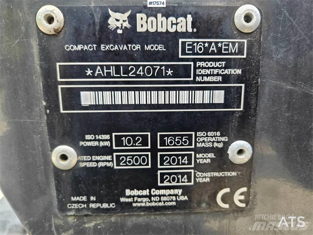Bobcat E16 Mini excavadoras < 7t