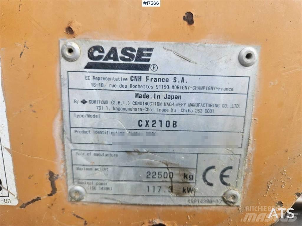 CASE CX210B Excavadoras de cadenas