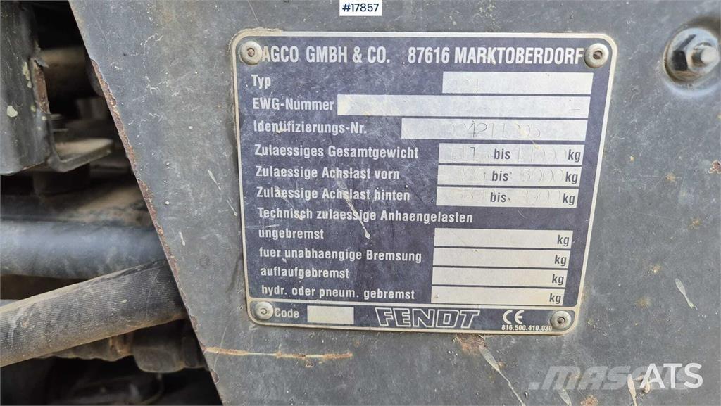 Fendt Vario 924 Tractores