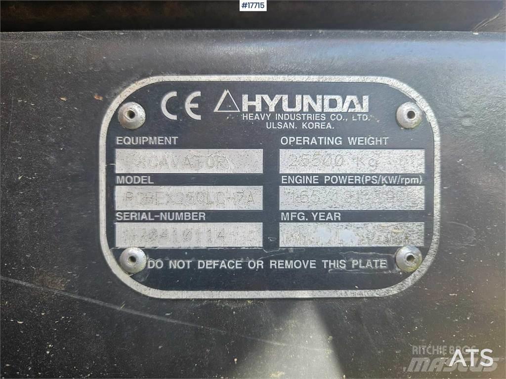 Hyundai 250 LC- 7A Excavadoras de cadenas