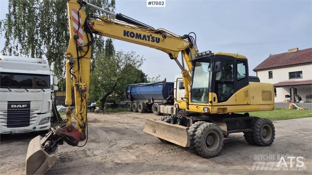 Komatsu PW 160 Excavadoras de ruedas
