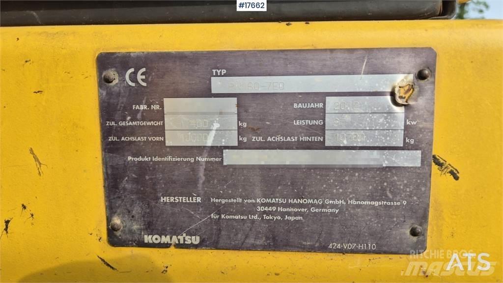 Komatsu PW 160 Excavadoras de ruedas