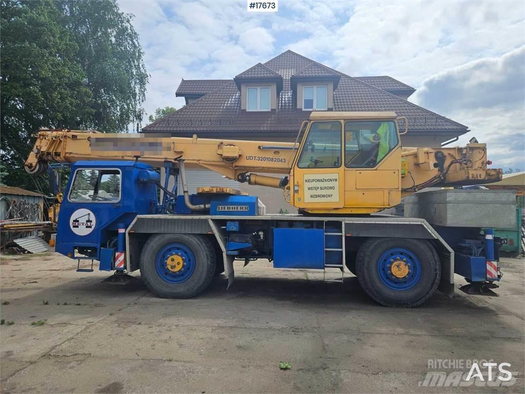 Liebherr LTM 1025 Grúas todo terreno