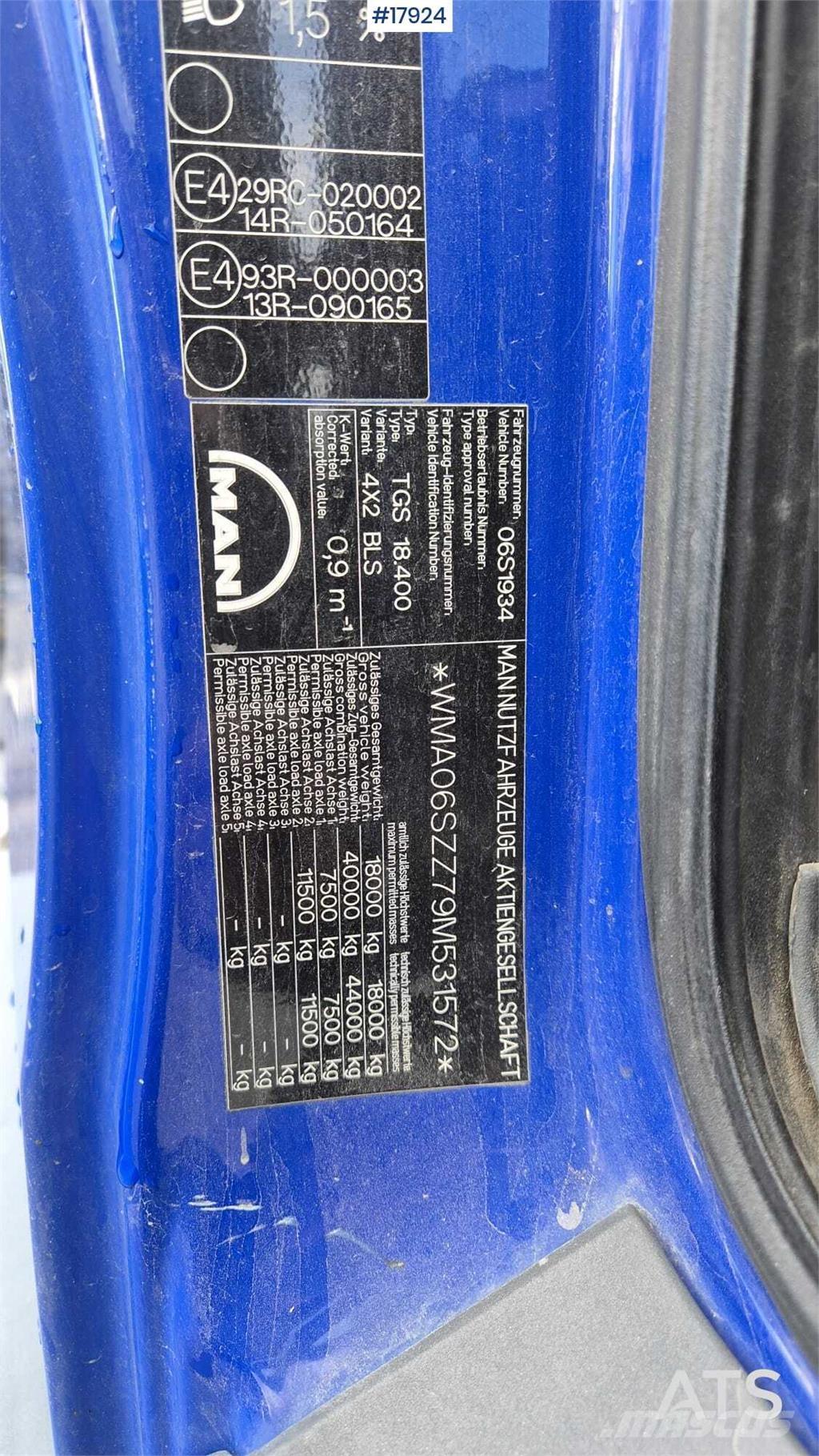 MAN TGS 18.400 Cabezas tractoras