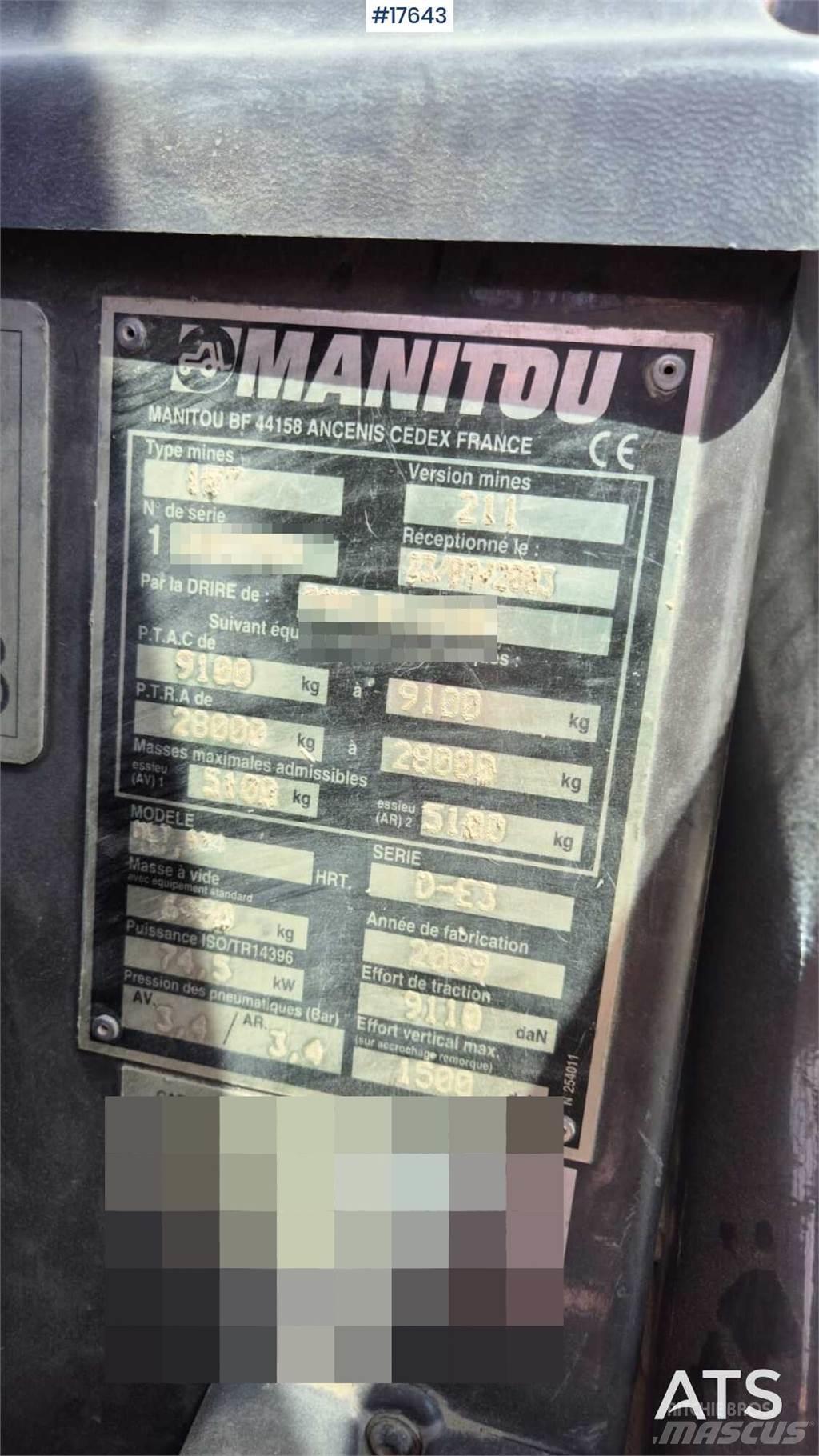 Manitou MLT 634 Carretillas telescópicas