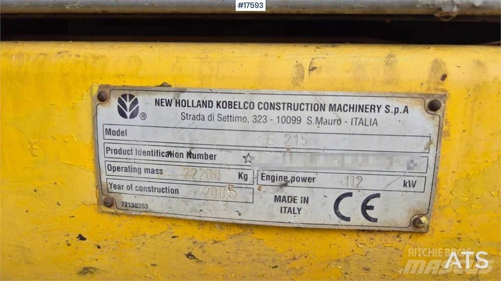 New Holland E215 Excavadoras de cadenas