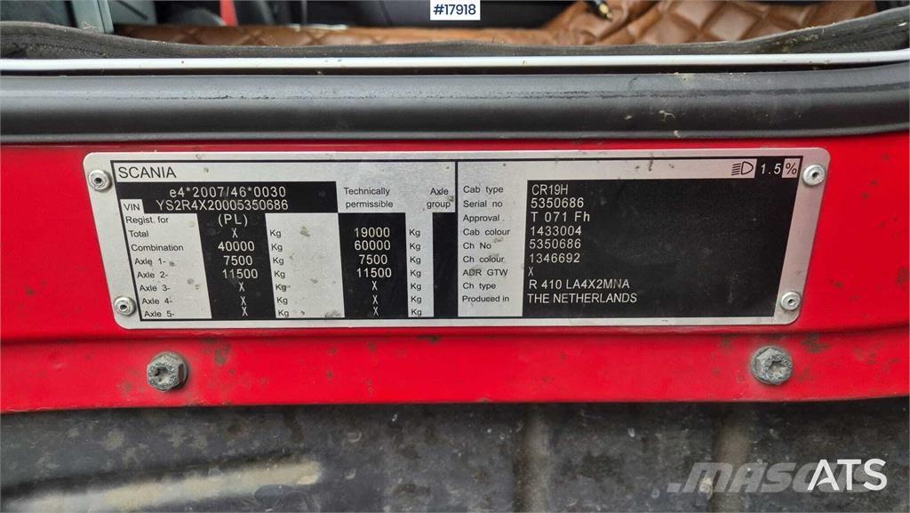 Scania R410 Cabezas tractoras