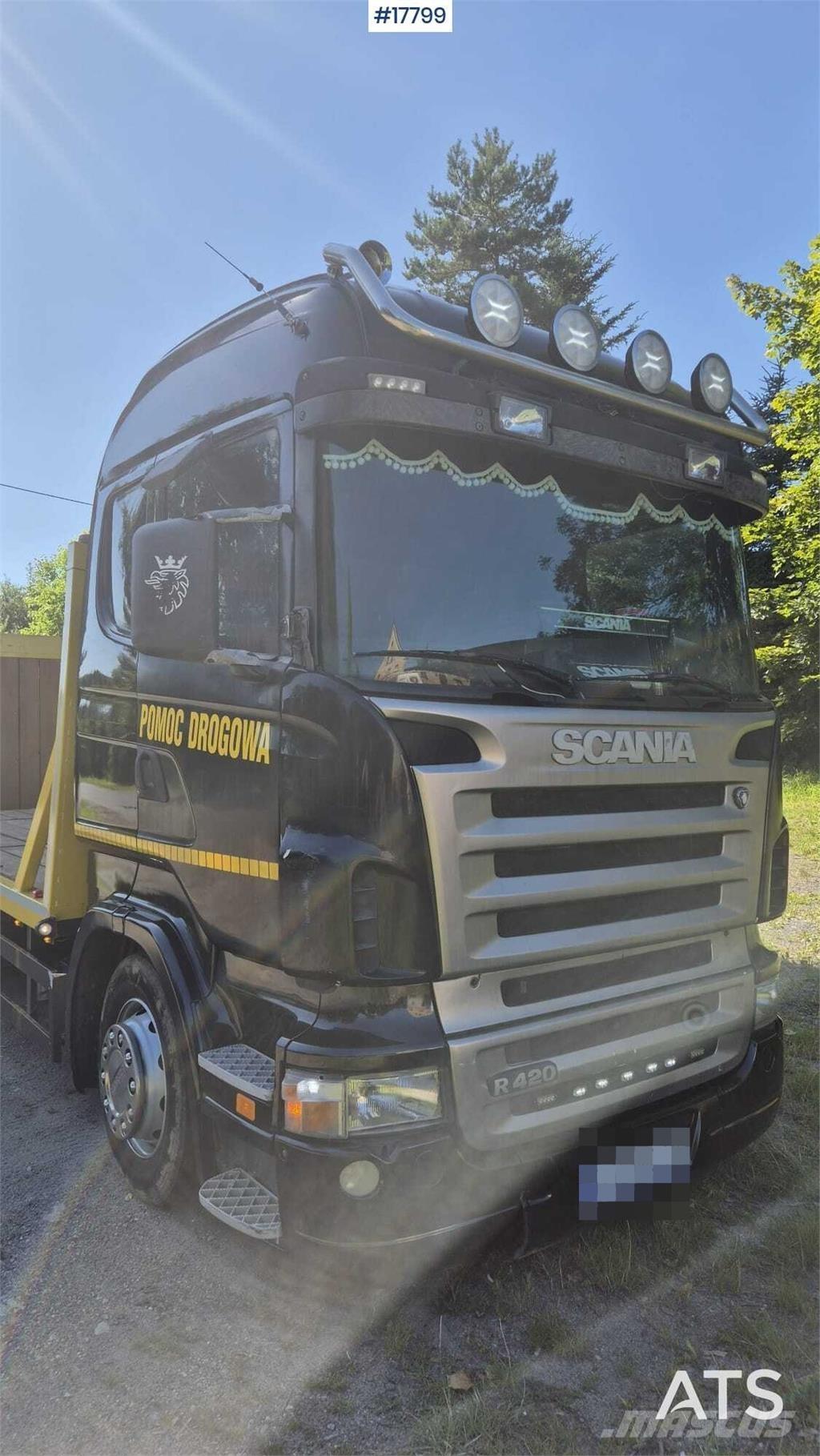 Scania R420 Camiones portamaquinaria