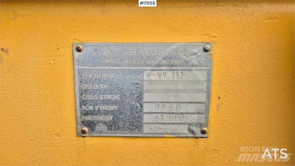 Stavostroj VV 111 Rodillos de un solo tambor