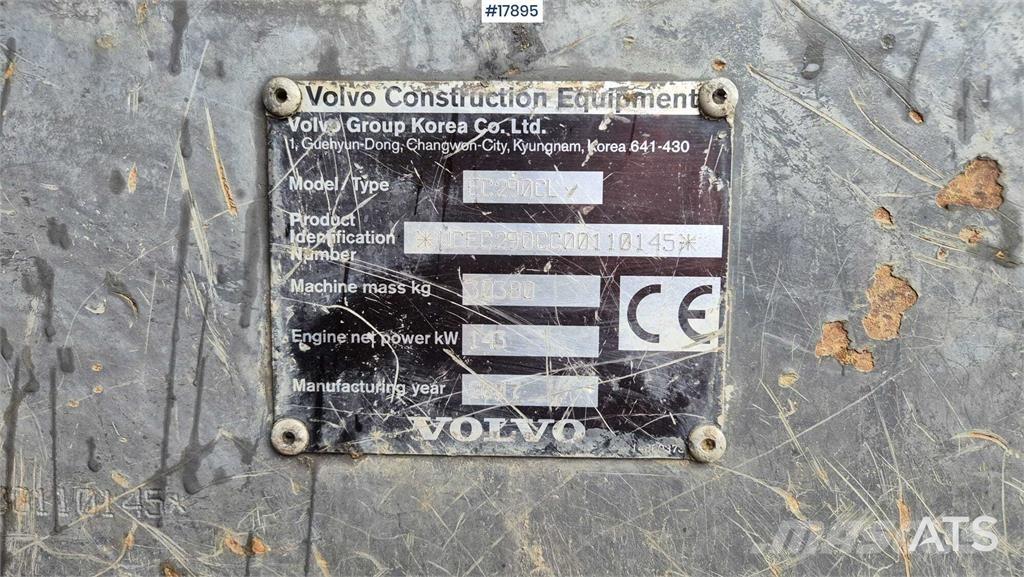 Volvo EC 290 CL Excavadoras de cadenas