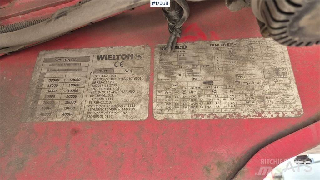 Wielton NJ 4 Semirremolques de góndola rebajada