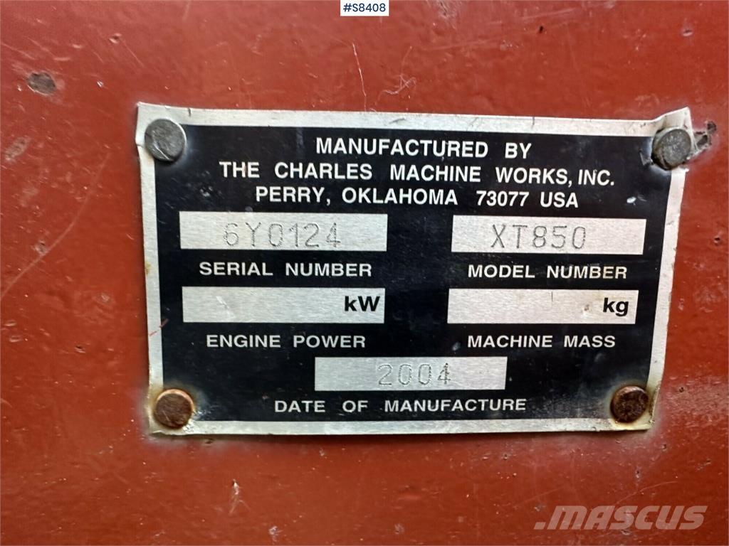 Ditch Witch XT850 Minicargadoras