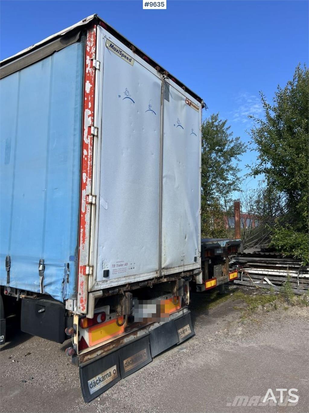 Fruehauf SS136/P3S Semirremolques con caja de lona