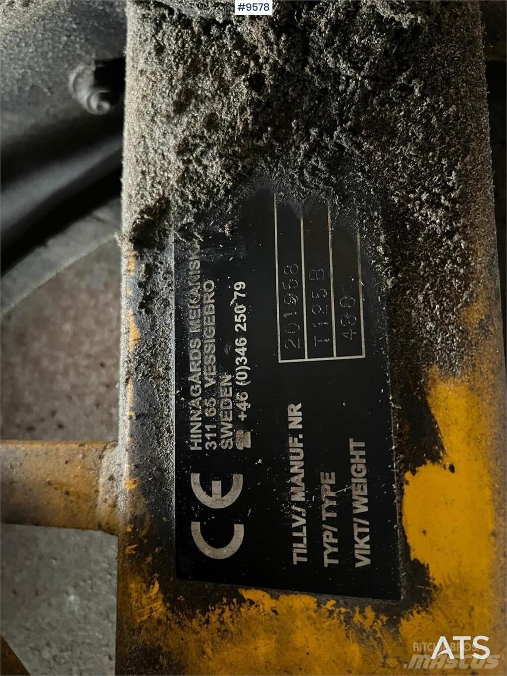  Hinnagårds T125B Máquinas cortadoras de asfalto